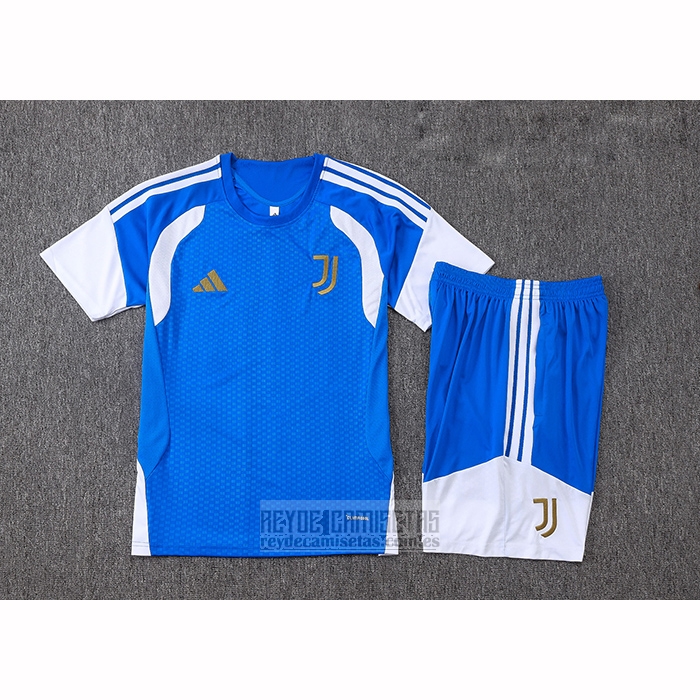 Chandal del Juventus Manga Corta 2026-2027 Azul - Pantalon Corto